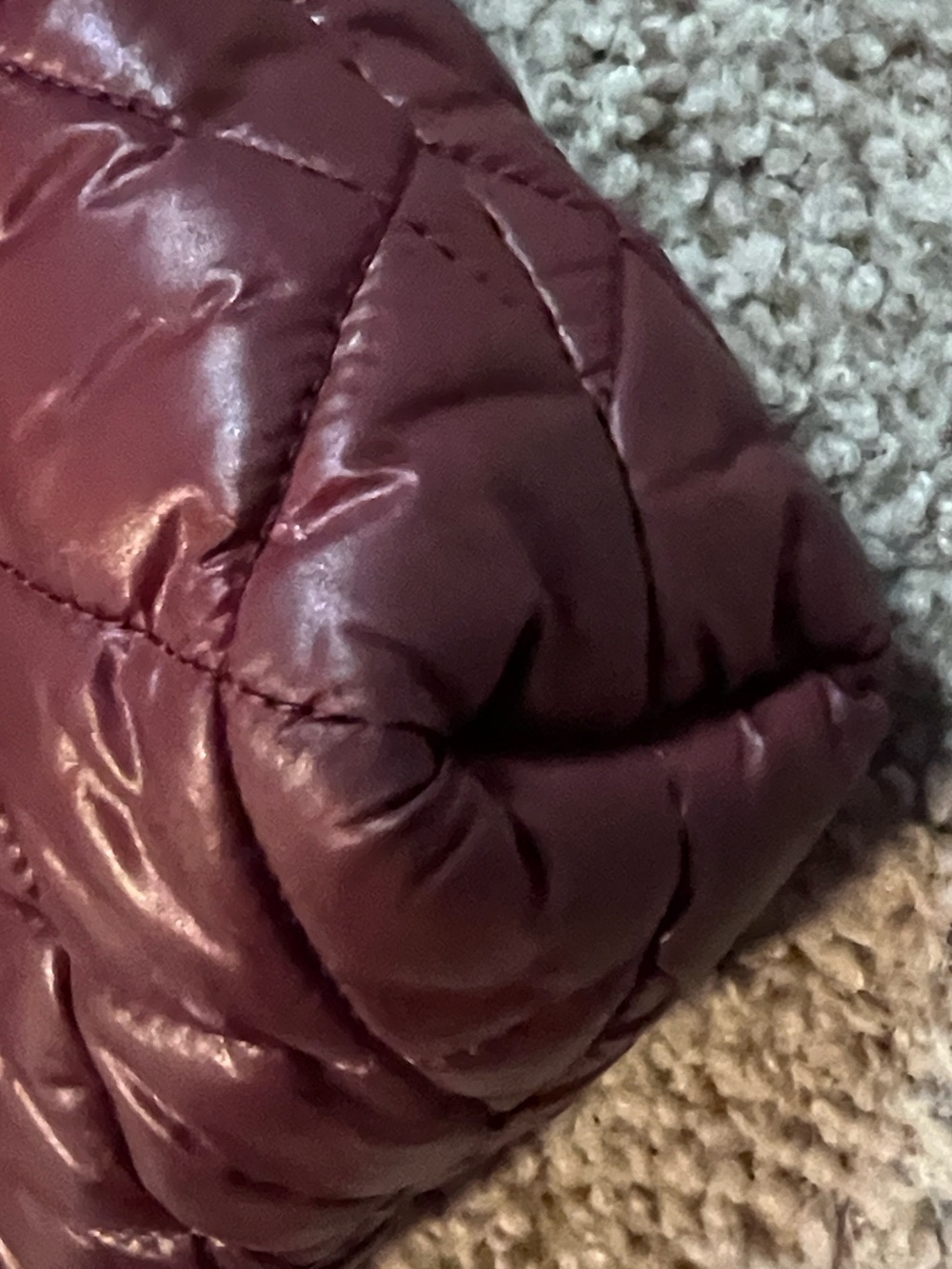♥️ CHANEL Coco Cocoon Burgundy Tote - Picture 10 of 17